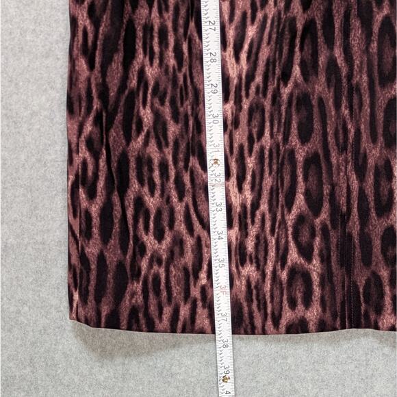 NWT Michael Kors Sheath Dress Purple Animal Print Knee Length Women’s Sz 8 - Picture 12 of 16